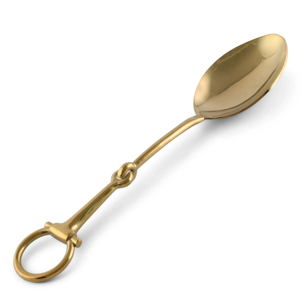 Bit Serving Spoon - Stainless Steel Shinny Gold