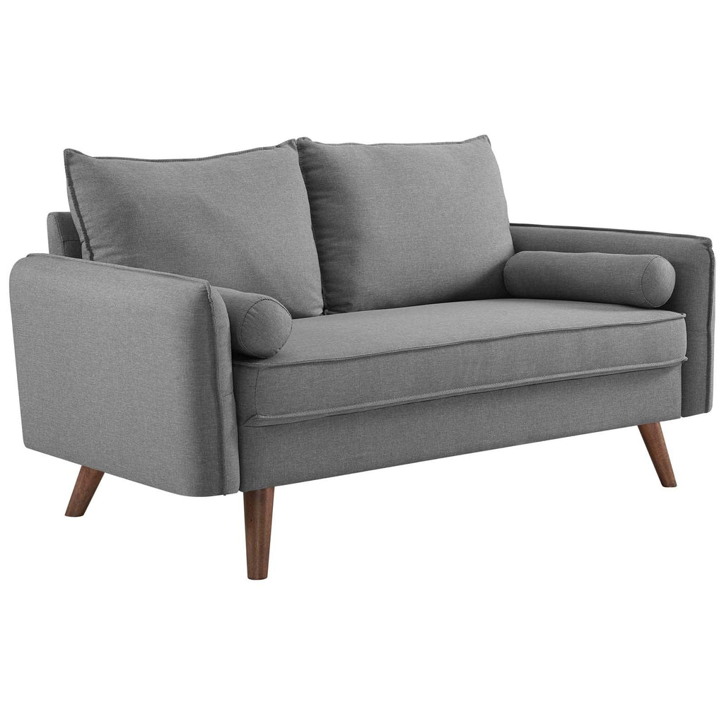 Revive Upholstered Fabric Sofa and Loveseat Set