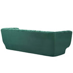 Entertain Vertical Channel Tufted Performance Velvet Sofa and Armchair Set