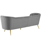 Opportunity Performance Velvet Sofa and Armchair Set