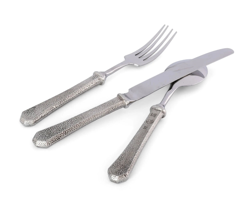 Hammered Flatware Set