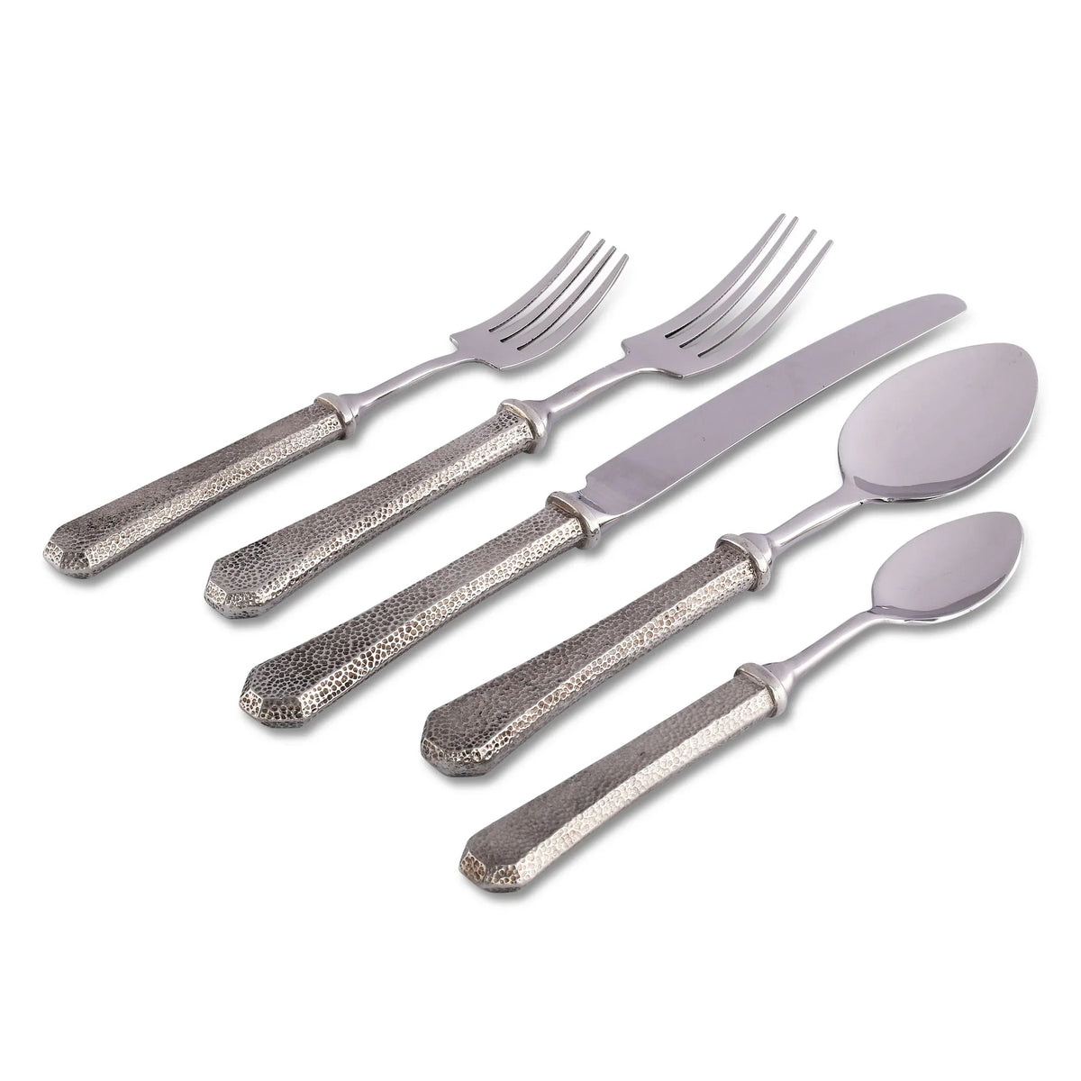 Hammered Flatware Set