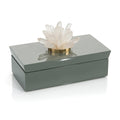 Grey Box With Stone, Quartz