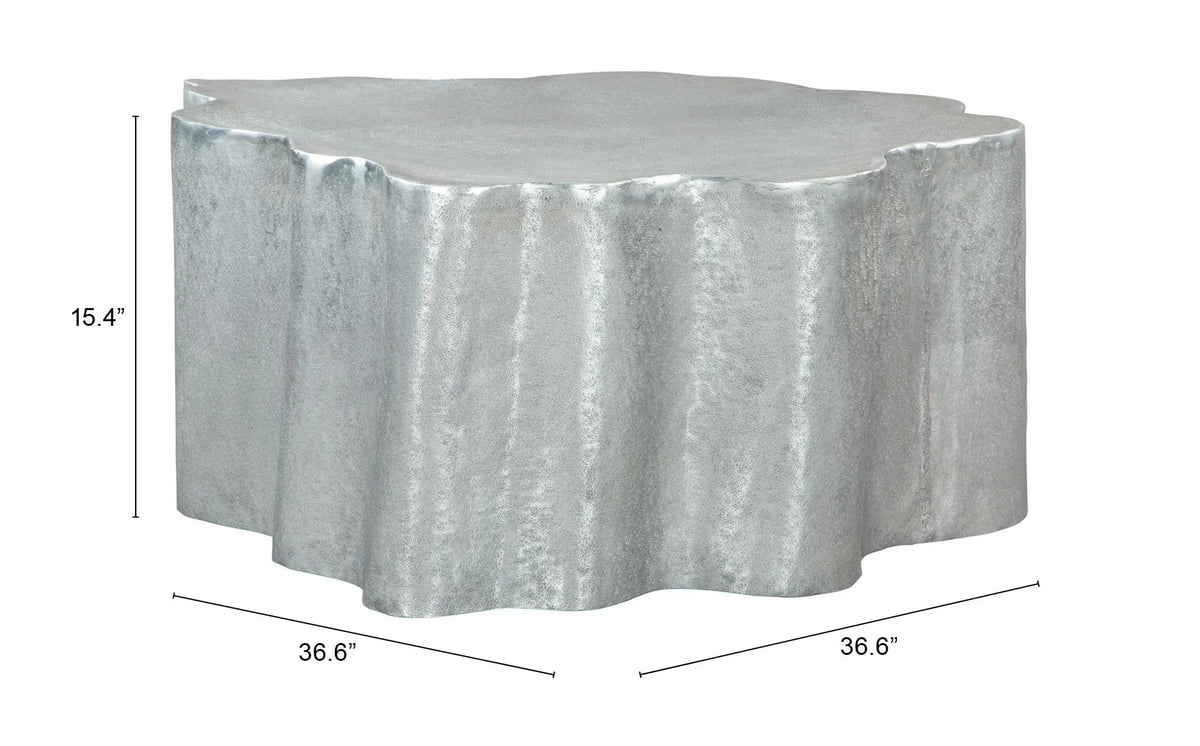 Kortha Coffee Table Antique Silver