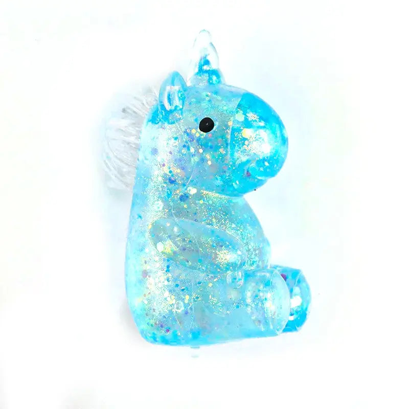 Unicorn Squeeze Toy | Soft Sensory Stress Relief Squishy Toy | Anti-Anxiety Fidget Reliever for Adults & Kids | Party Favor & Prank Gift